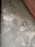 曼克顿（MANKEDUN） 牛奶绒床单单件冬季双面加厚法兰绒珊瑚绒毛毯被单加绒加厚冬天 牛奶绒加厚-绅士灰 床单：180*230cm/适用0.9-1.2m床 实拍图