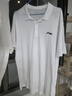李宁短袖polo衫男夏季新款纯棉翻领半袖上衣透气宽松休闲运动t恤男士 白色棉POLO衫 （黑白扣子混发） 2XL /185 (170-185斤) 实拍图