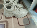 唐狮（TonLion）老爹鞋女鞋2025秋冬季厚底休闲鞋子女士增高运动小白鞋女 灰色 38 实拍图