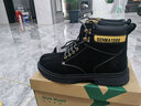 森馬（Senma）时尚潮流英伦马丁靴系带高帮休闲男靴610313608 夜空黑 44码 实拍图