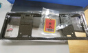 悦野 新交规车牌架框 牌照框车牌框号牌罩架牌边框托底座 全包款仿碳 实拍图