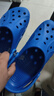 卡骆驰（CROCS）洞洞鞋贝雅男鞋女鞋轻便耐磨一脚蹬拖鞋休闲鞋|10126 青花瓷蓝-4JL 41 /42(260mm) 实拍图