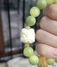 芯奢小青柠六字箴言菩提根手串男士真品手链女佛珠菩提子男款文玩盘玩 绿色+文玩袋 实拍图
