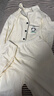 嫚熙（EMXEE）嫚熙春夏薄款纯棉月子服孕妇哺乳睡衣产后产妇家居服 奶昔黄-熊猫款两件套-带哺乳口 L【合适120-145斤 Supima棉】 实拍图