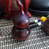 正宗非洲小叶紫檀小葫芦手把件檀木文玩木雕办公把玩盘玩包浆解压 非洲小叶紫檀葫芦 7.5cm 实拍图