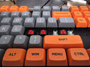 CHERRY樱桃KC200机械键盘 办公游戏两用电脑键盘机械 橙灰拼色客制化键盘  PBT键帽 有线键盘 红轴108键 实拍图