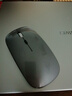 吉选 B16无线鼠标可充电式办公轻音蓝牙双模便携笔记本电脑适用联想惠普华为充电金属灰 实拍图
