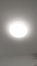雷士（NVC）LED阳台吸顶灯走廊过道玄关灯三色灯卧室圆形感应吸顶灯2026新款 白玉 24W 三色调光 Φ400*80mm 实拍图