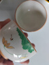 大号草木灰陶瓷主人杯单杯羊脂玉白瓷茶具青花品茗杯家用茶杯定制 草木灰-金玉满堂主人杯150ml1只 实拍图