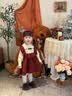 班喜迪女童连衣裙秋装2026新款洋气宝宝周岁礼服儿童毛衣公主裙春秋裙子 红色 90 cm 实拍图
