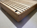 源氏木语精选实木床现代简约橡木储物箱体床北欧卧室家具双人床 橡木原木色离地款床1.8*2m+J100床垫 实拍图