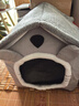 阿柴与猫猫窝半封闭式房子型冬季保暖网红猫屋猫咪床四季通用狗房子宠物窝 实拍图