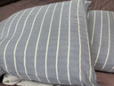 水星家纺枕套纯棉100%全棉枕芯套60支水洗长绒棉A类枕头套单件对枕套48x74 实拍图