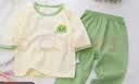 儿童睡衣家居服套装纯棉夏季新款男童空调服女童衣服夏款童装 J43 80 实拍图