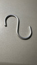 霜山铝合金S型挂钩家用多功能金属挂钩厨房浴室通用横杆挂钩 大号-3个装【承重3kg】 实拍图