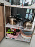 稳纳 厨房置物架落地 加厚不锈钢收纳架微波炉架子烤箱货架B3608 实拍图