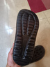 海澜之家HLA凉鞋男士户外洞洞鞋沙滩拖鞋HAALXM2DBK047 黑色42/43(双码) 实拍图