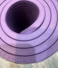浪比速瑜伽垫防滑男女加厚加宽瑜珈健身运动地垫子跳绳减震静音垫家用 【185*61cm】紫色 含：绑带 20mm(厚度） 实拍图