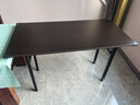 思家丽 折叠桌电脑桌子简易长方形培训摆摊桌子户外学习书桌长条桌IBM桌 黑胡桃单层 长120*宽60*高75cm 实拍图