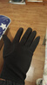 秋冬季手套女加绒加厚户外骑行电车开车防风防寒触屏冬天保暖手套 【男士三线】-黑色 均码 实拍图
