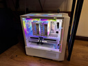 爱国者（aigo）御风JV19白色 电脑台式主机箱 桌面matx小机箱（网孔通风/玻璃侧透/240水冷） 实拍图