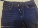 真维斯（JEANSWEST）牛仔裤男2025秋季轻商直筒修身牛仔长裤男蓝色常规30 实拍图