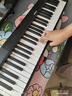 特伦斯折叠钢琴88键便携式电钢琴成人儿童电子琴重力度键盘V30pro家用 炫酷黑+专用琴包 实拍图