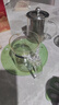 金灶（KAMJOVE）玻璃茶壶 按压式飘逸杯 茶水壶玻璃茶具 茶水分离杯泡茶器泡茶壶 TP-140/300ml容量 实拍图