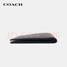 蔻驰（COACH）【品牌直供】男士短款折叠钱包黑色F6655 实拍图