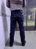 Prato Lee牛仔裤男加绒宽松潮流弹力男士宽松直筒大码秋冬裤子男裤直筒裤男 蓝黑色9132秋冬款 38 实拍图