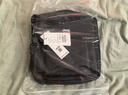 吉普（JEEP）斜挎包男士大容量单肩包通勤商务轻便小背包帆布包中青年休闲挎包 黑色升级侧袋款【大容量+多隔层】 实拍图