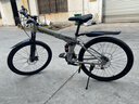 凤凰（Phoenix）可折叠山地车自行车成人男女新款式学生12到18岁变速越野软尾单车 辐条轮/双避震【密封全轴承】钢架肖灰 26寸-24速【身高158-188cm】 实拍图