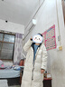 鸭鸭（YAYA）王一博同款冰壳系列户外极寒羽绒服男士新款长款情侣加厚女外套 米白色【现货速发】 M /170 实拍图