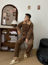 猫人【厚夹棉】男士睡衣男冬季睡衣加绒加厚家居服套装可外穿新品 实拍图