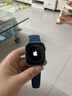 Apple/苹果 Watch Series 10 智能手表GPS+蜂窝款46毫米银色铝金属表壳丹宁色运动型表带S/M MWYF3CH/B 实拍图