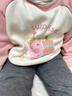 戴维贝拉（DAVE＆BELLA）加绒保暖秋冬儿童卫衣休闲女童套头衫男童衣服幼童上衣宝宝打底衫 粉色 110 cm（建议身高100-110cm） 实拍图