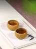 藏壶天下宜兴紫砂品茗杯原矿紫砂配壶专用小口泡茶杯小杯子主人杯元宝对杯 段泥款 对杯 30ml 实拍图