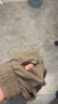 WASSUP HERMU冰丝短裤男夏季薄款速干户外梭织沙滩运动港风休闲潮流直筒五分裤 米色+黑色 XL （推荐116-128斤） 实拍图