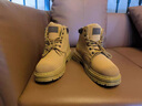 D.KED踢不烂大黄靴冬季马丁靴男鞋高帮工装靴男士加绒保暖加厚男女棉鞋 棕色（加绒款） 40 实拍图