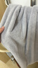康尔馨五星级酒店浴巾 希尔顿纯棉A类缎档超柔加厚男女成人家用浴巾 【希尔顿A类升级款】灰色 实拍图