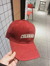 楚黛妮（CHUDAINI）帽子男女四季通用棒球帽百搭韩版大头围显脸小鸭舌帽户外防晒透气 酒红色 L 常规款53-59cm 实拍图
