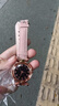 星空银粉面手表 ins气质商务女士磨砂皮带简约石英表 紫色 实拍图