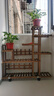 华观家居（Home Giving Furniture）可移动手推花架实木多层落地式花盆架子木质盆景阳台客厅室内多肉 加强款碳色中号带轮 实拍图