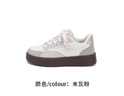 环球爆款2026春季ins潮小白鞋女百搭学生校园风时尚厚底增高休闲板鞋 实拍图