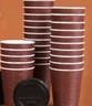 优奥一次性咖啡杯带盖大号30套*350ML双层瓦楞加厚防烫外卖奶茶杯 实拍图