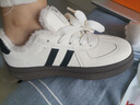 鹿季韩版厚底德训鞋女2025年夏季新款时尚百搭条纹运动休闲学生小白鞋 黑色 39 实拍图