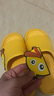 华美健步卡通ins风踩屎感男女亲子款室内外浴室凉拖鞋HM3311黄色40-41码 实拍图