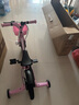vingro儿童自行车平衡车七合一多功能脚踏车三轮车遛娃神器滑步手推车 3C证25款（元气粉基础版）1到8岁 12寸 升级版3C认证+欧盟标准认证 实拍图