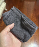 MUJI棉绒 带挂环柔软手巾 毛巾洗脸巾纯棉 炭灰色 34×35cm 实拍图