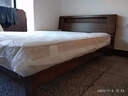 源氏木语源氏木语全实木床现代简约橡木大床北欧风卧室带插座 (低铺)单床-斜靠 1200mm*2000mm 实拍图